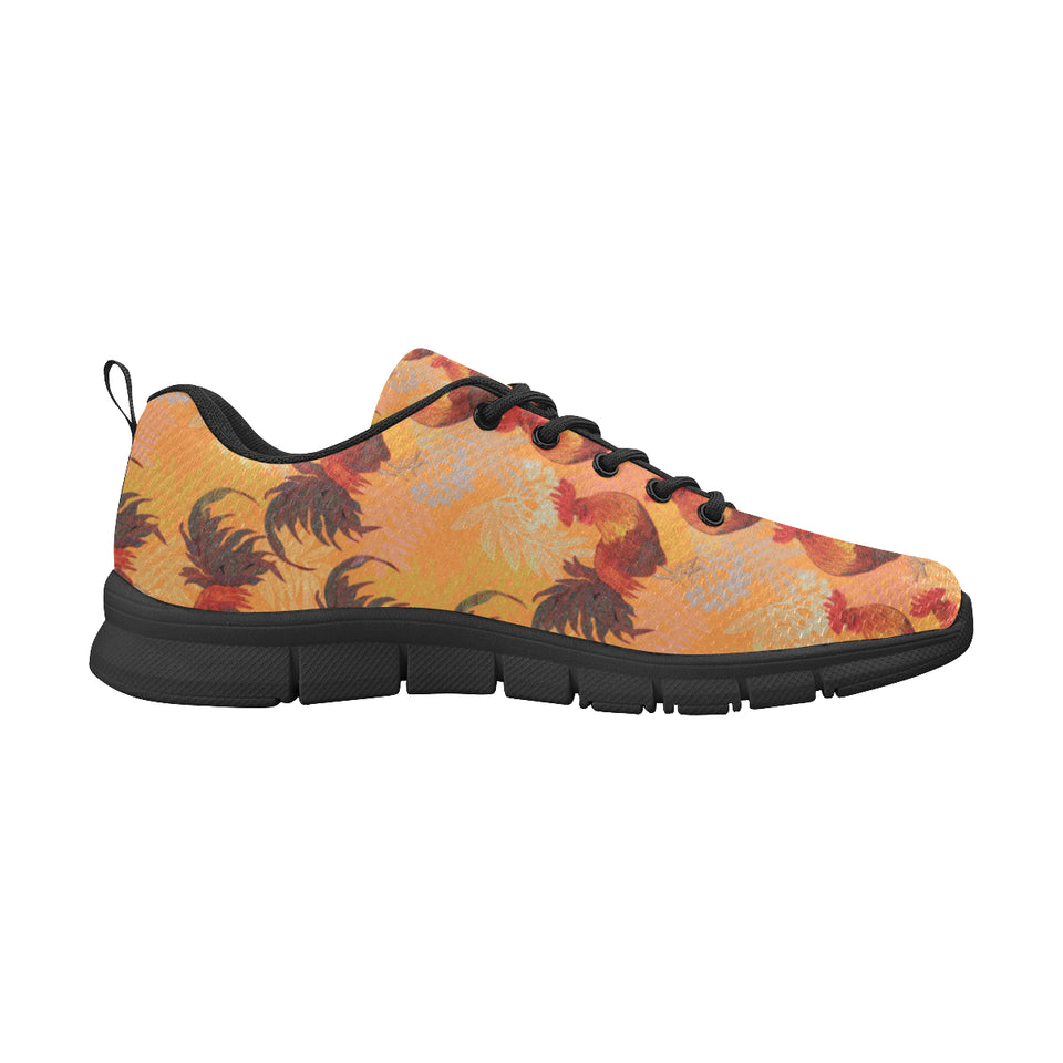 red rooster chicken cock pattern Men's Sneaker Shoes