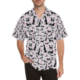 Greyhound Pattern Print Design 02 Men's All Over Print Hawaiian Shirt (Model T58)