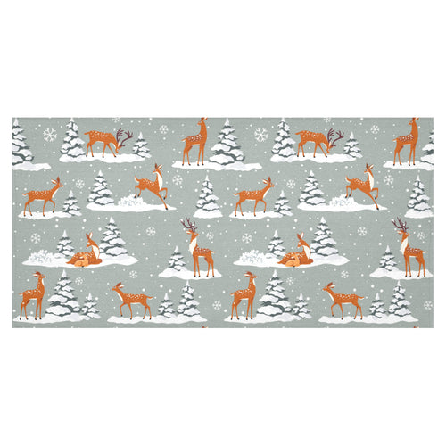Beautiful deers Winter Christmas Tablecloth
