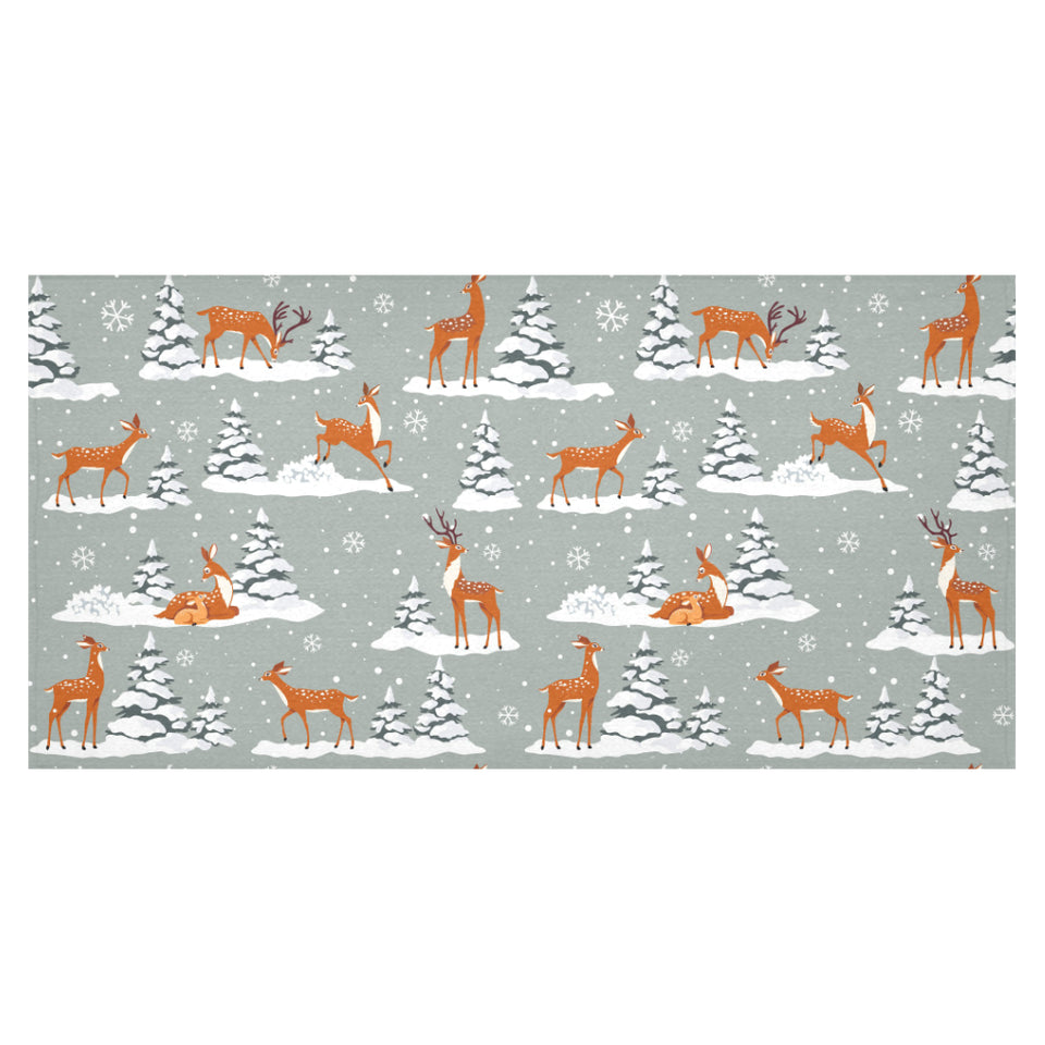 Beautiful deers Winter Christmas Tablecloth