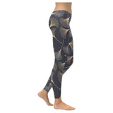 Gold ginkgo leaves Women's Legging Fulfilled In US