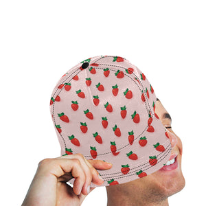 Strawberry beautiful pattern All Over Print Snapback Cap