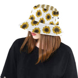 sunflowers design pattern Unisex Bucket Hat