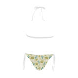 Seahorse shell starfish pattern background Sexy Bikinis Two-Piece Swimsuits
