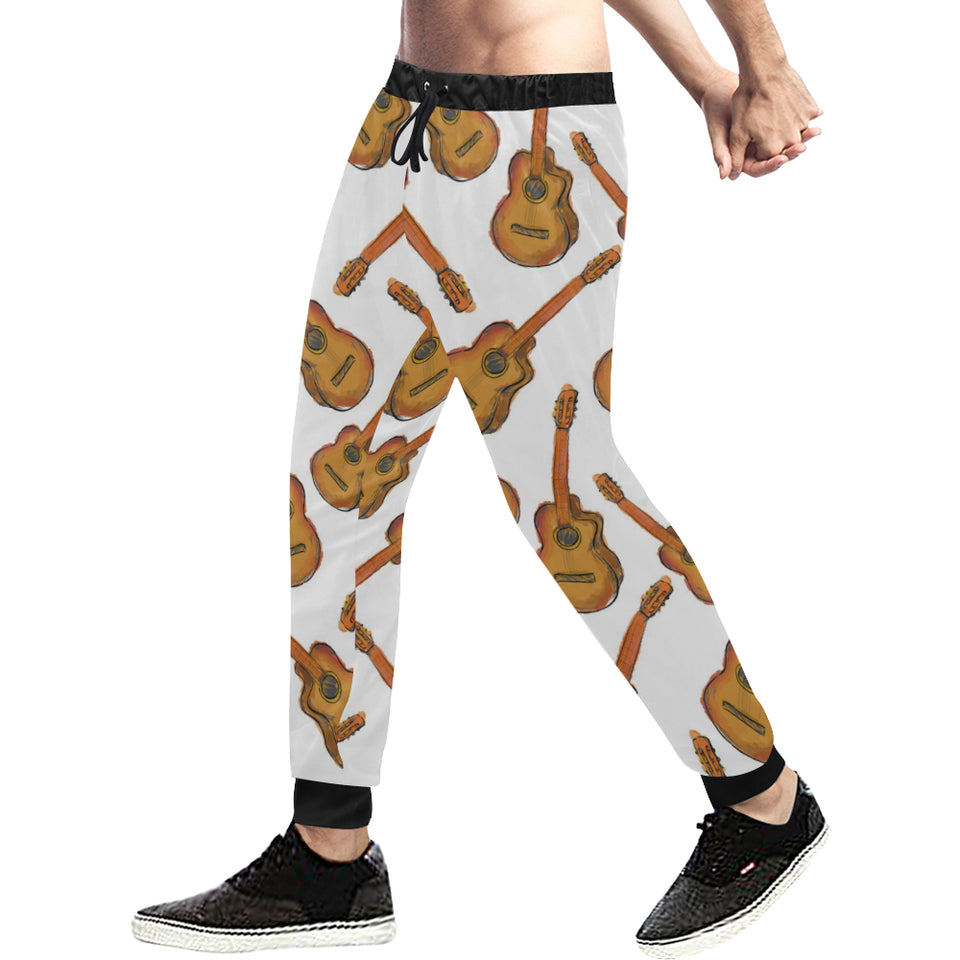 Paint Guitar Pattern Unisex Casual Sweatpants