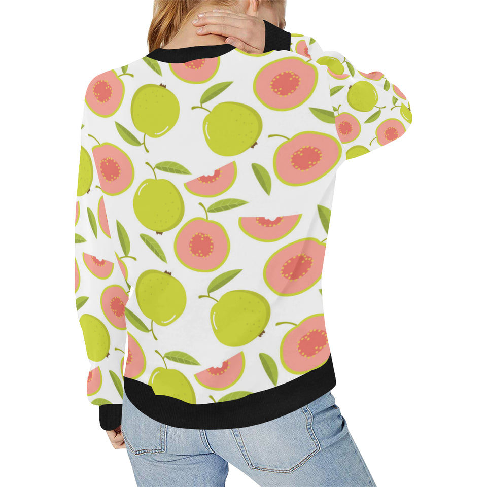 Guava pattern Women's Crew Neck Sweatshirt