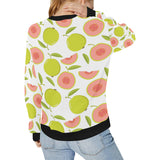 Guava pattern Women's Crew Neck Sweatshirt