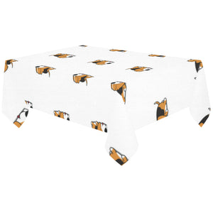 Cute beagle dog sleeping pattern Tablecloth
