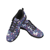 Colorful butterfly flower pattern.eps Men's Sneaker Shoes