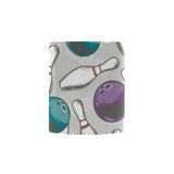 Bowling ball and pin gray background Morphing Mug Heat Changing Mug