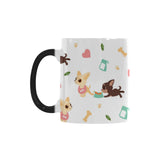 Cute Chihuahua puppie pattern Morphing Mug Heat Changing Mug