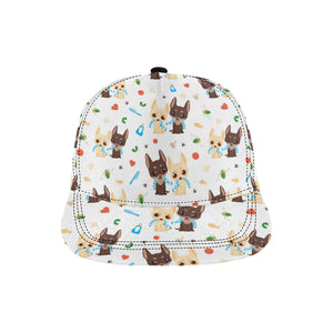 Cute Chihuahua dog pattern All Over Print Snapback Cap