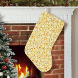 Popcorn Pattern Print Design 04 Christmas Stocking