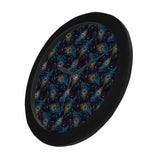 Beautiful peacock feather pattern Elegant Black Wall Clock