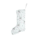 Cute goat design pattern Christmas Stocking