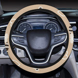 Cute raccoon heart pattern Car Steering Wheel Cover