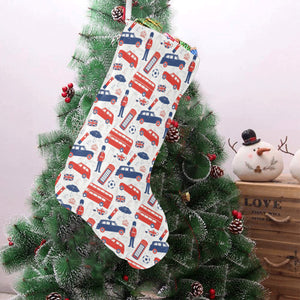 British Pattern Print Design 03 Christmas Stocking