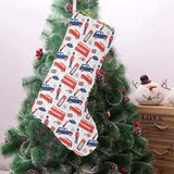 British Pattern Print Design 03 Christmas Stocking