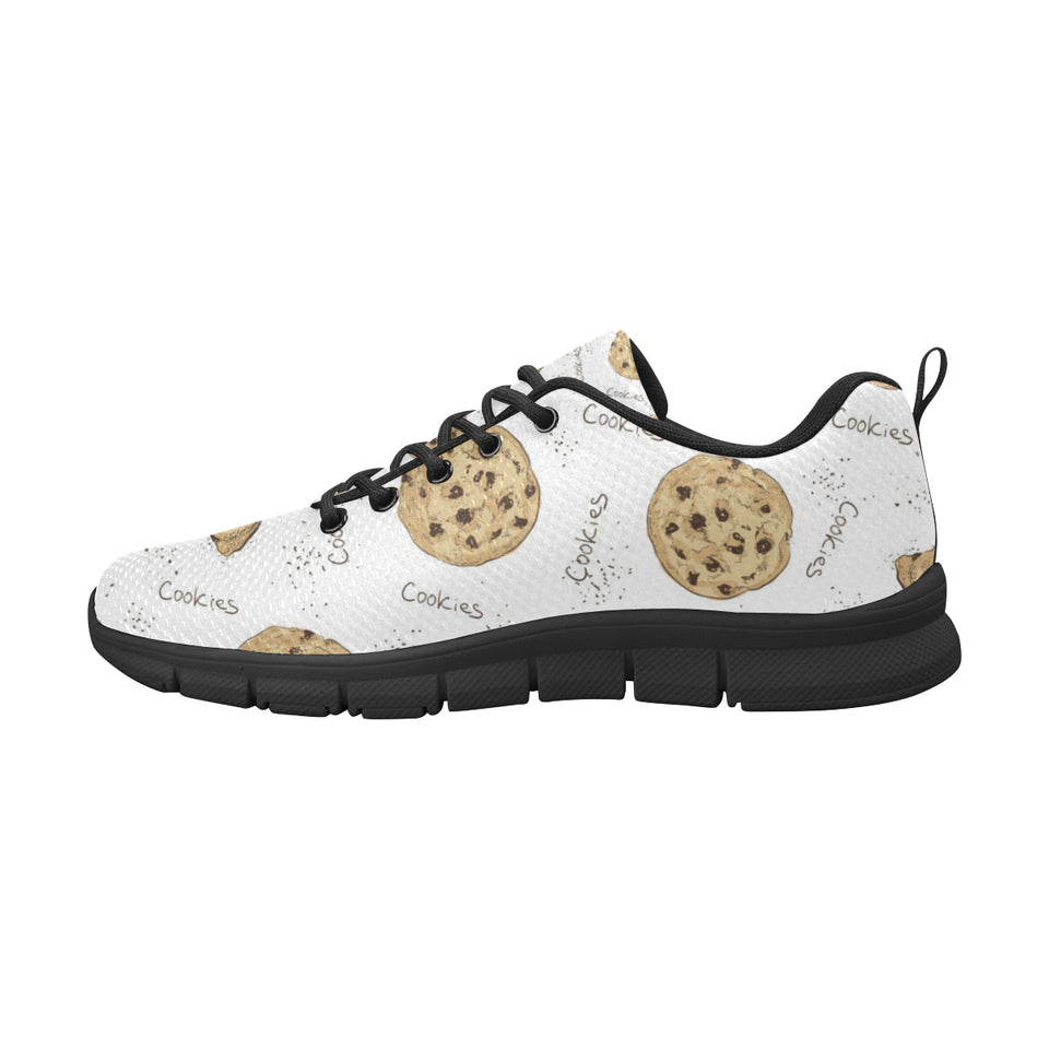Sketch style cookie pattern Men's Sneaker Shoes