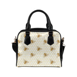 Bee honeycomb seamless design pattern Shoulder Handbag
