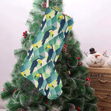 Toucan tropical leaves design pattern Christmas Stocking