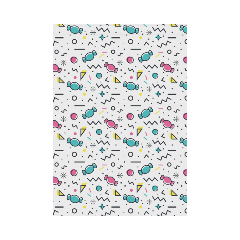 Candy design pattern House Flag Garden Flag