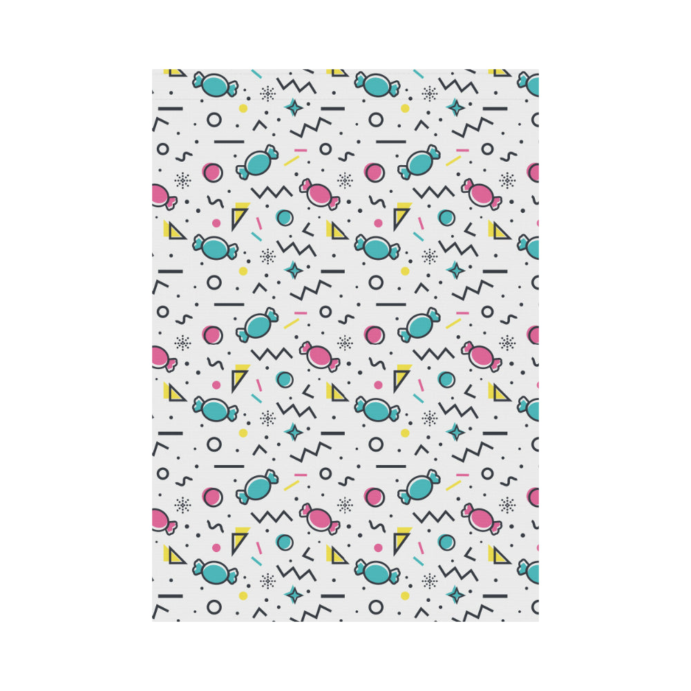 Candy design pattern House Flag Garden Flag