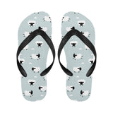 Sheep polka dot cloud pattern Unisex Flip Flops