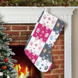 Teddy Bear Pattern Print Design 03 Christmas Stocking