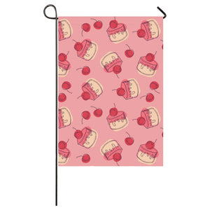 Cake cherry pattern House Flag Garden Flag