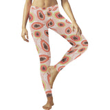 papaya leaves pattern Women's Legging Fulfilled In US