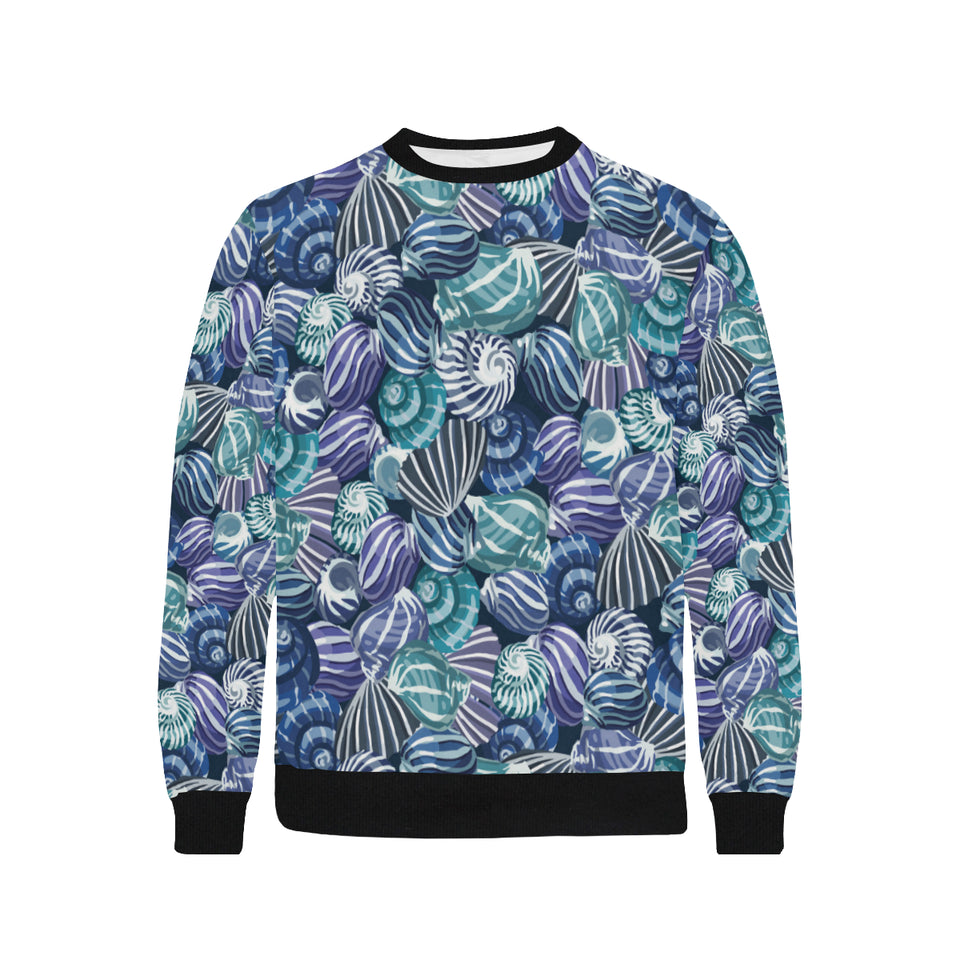 Shell design pattern Men's Crew Neck Sweatshirt