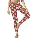 Fire flame symbol design pattern Women's Legging Fulfilled In US