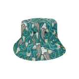 Koi Fish Carp Fish lotus pattern Unisex Bucket Hat