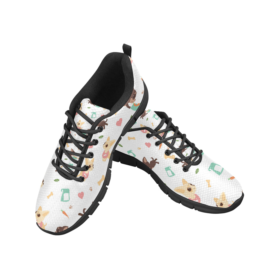 Cute Chihuahua puppie pattern Men's Sneaker Shoes