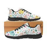 Cute elephants palm tree flower butterfly pattern Men's Sneaker Shoes