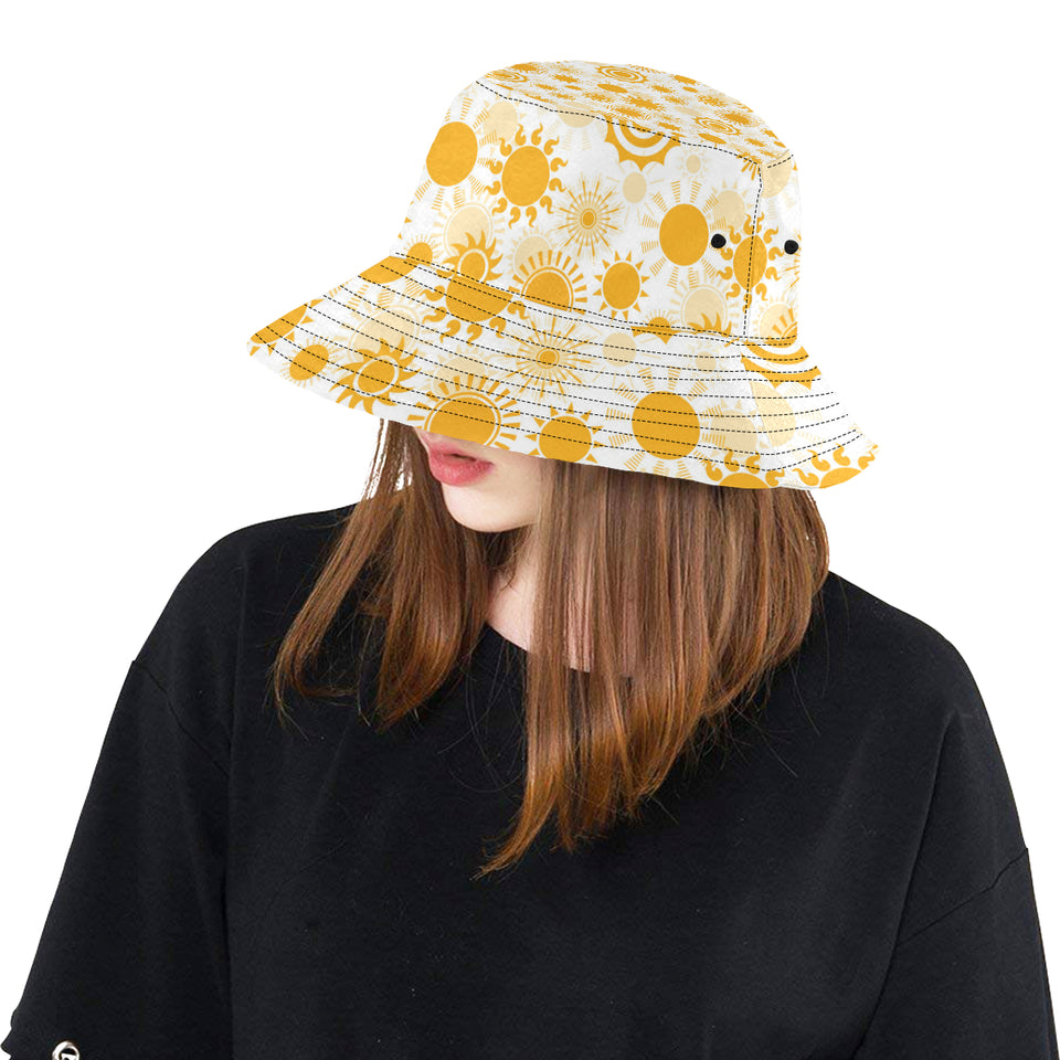 Sun design pattern Unisex Bucket Hat