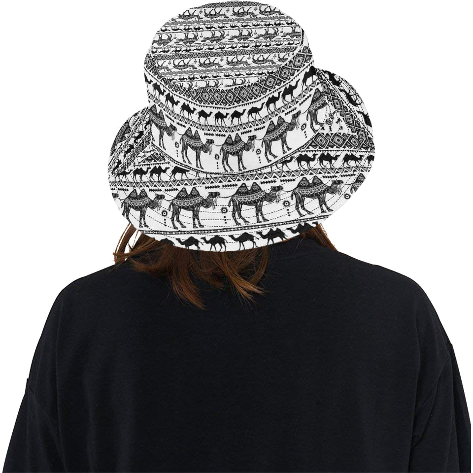 Camel polynesian tribal pattern Unisex Bucket Hat