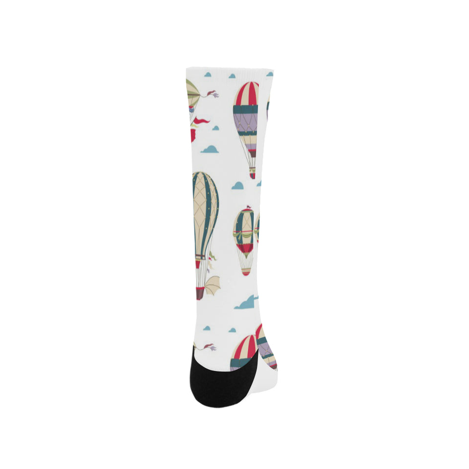 Hot air balloon pattern Crew Socks
