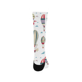 Hot air balloon pattern Crew Socks