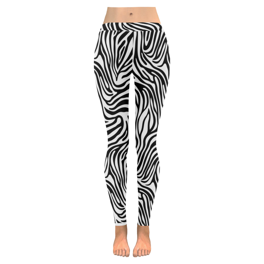 Zebra skin pattern Women's Legging Fulfilled In US