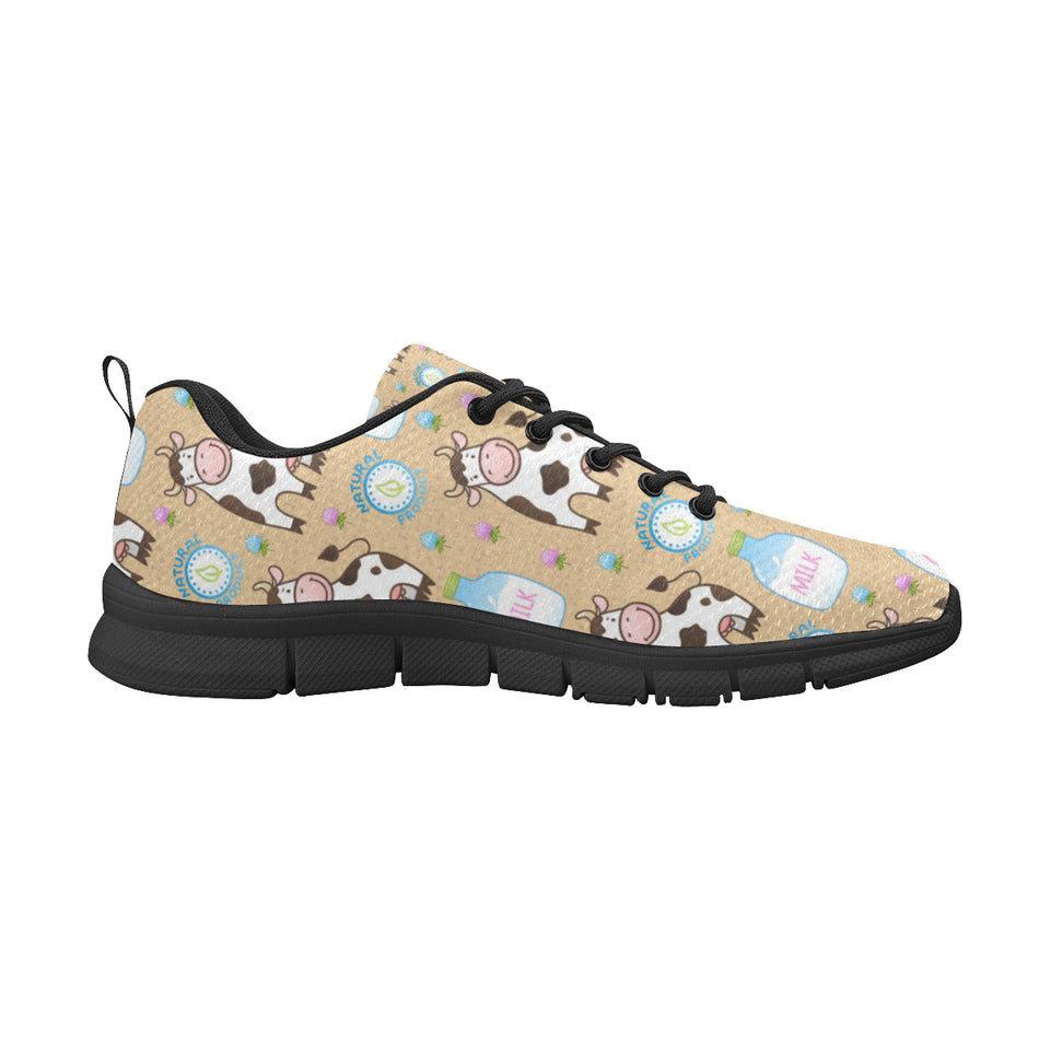 Cow bottle of milk pattern Women's Sneaker Shoes