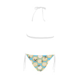 Bee honeycomb pattern Sexy Bikinis Two-Piece Swimsuits