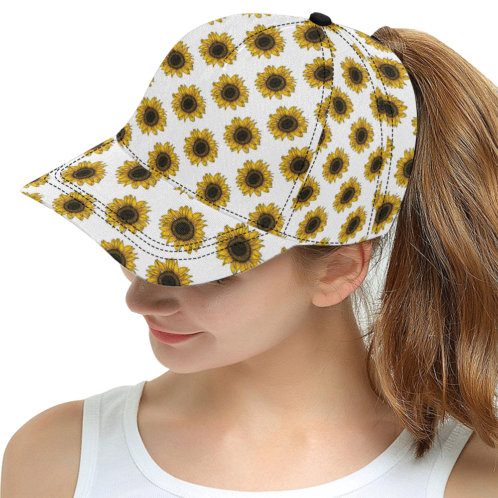 sunflowers design pattern All Over Print Snapback Cap