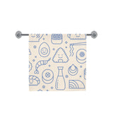 Cute sushi icon pattern Bath Towel