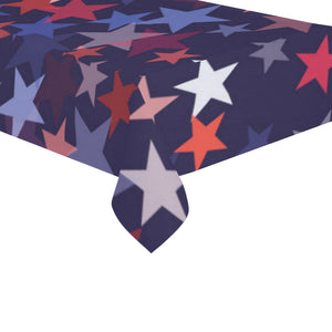 Red blue star pattern Tablecloth