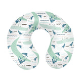 Crocodile diver pattern U-Shaped Travel Neck Pillow
