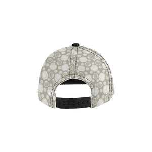 Scallop shell pattern All Over Print Snapback Cap