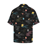 space pattern Men's All Over Print Hawaiian Shirt