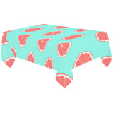 Grapefruit green background Tablecloth